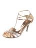Giuseppe Zanotti 100% Leather Pink Gold Silver Heels Size 8 1/2 - photo 7