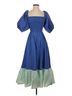 Rhode Solid Blue Green Casual Dress Size XS - photo 5