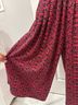 Laura Ashley 100% Cotton Floral Red Black Jumpsuit Size 10 - photo 5