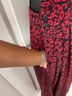 Laura Ashley 100% Cotton Floral Red Black Jumpsuit Size 10 - photo 10