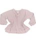Arula Solid Pink Purple Long Sleeve Top Size 1X - photo 1