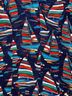Soft Surroundings Print Blue Red Long Sleeve Button-Down Shirt Size XS (petite) - photo 5