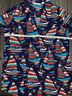 Soft Surroundings Print Blue Red Long Sleeve Button-Down Shirt Size XS (petite) - photo 8