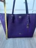 Coach Purple Leather Tote One size - photo 5