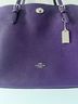 Coach Purple Leather Tote One size - photo 8