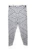 Buffbunny Collection Graphic White Black Leggings Size XL - photo 1