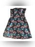 Sachin + Babi 100% Polyester Floral Black Blue Cocktail Dress Size 10 - photo 5