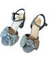 Sam Edelman Stripes Multi Color Heels Size 8 - photo 1