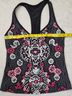 Athleta 80% Nylon 20% Spandex 100% Nylon Floral Black Pink White Swimsuit Top Size 0 - photo 7