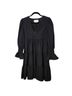 Pomander Place Solid Black Casual Dress Size S - photo 2
