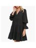 Pomander Place Solid Black Casual Dress Size S - photo 5