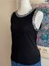 BCBGMAXAZRIA Black Silver Tank Top Size S - photo 5