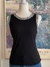 BCBGMAXAZRIA Black Silver Tank Top Size S - photo 4