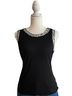 BCBGMAXAZRIA Black Silver Tank Top Size S - photo 1