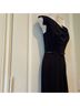 Black Halo Solid Black Jumpsuit Size 8 - photo 5