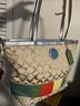 Coach 100% Canvas Print Silver Multi Color Tote One size - photo 5