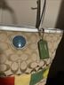 Coach 100% Canvas Print Silver Multi Color Tote One size - photo 8