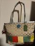Coach 100% Canvas Print Silver Multi Color Tote One size - photo 4