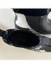 Lamoda Floral Black White Ankle Boots Size 5 - photo 5