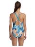 Jantzen 85% Polyamide 15% Elastane 93% Polyamide 7% Elastane 84% Polyamide 16% Elastane 100% Polyester Tropical Blue Orange One Piece Swimsuit Size 18 - photo 2