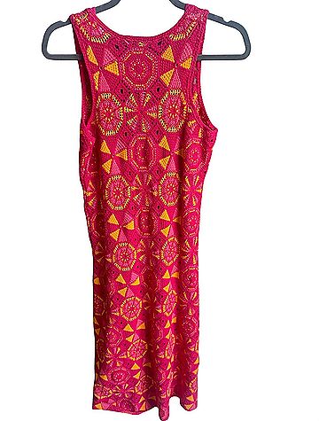 Trina Turk Crochet Slip Dress with Liner Casual Dress (view 2)