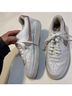 Nike White Pink Sneakers Size 9 - photo 10