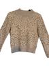 Veronica Beard Animal Print Tan Pullover Sweater Size S - photo 2