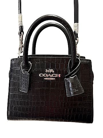 Coach Andrea Carryall Leather Crossbody Bag (view 1)