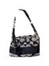 Coach Print Black Gray Leather Shoulder Bag One size - photo 2