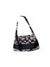 Coach Print Black Gray Leather Shoulder Bag One size - photo 1