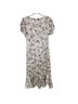 Cinq à Sept 100% Polyester Floral Multi Color White Cocktail Dress Size 8 - photo 2