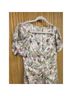 Cinq à Sept 100% Polyester Floral Multi Color White Cocktail Dress Size 8 - photo 4