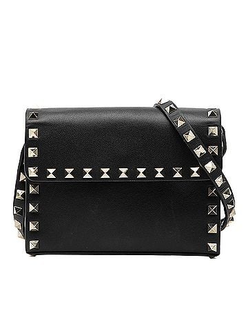 Valentino Mini Leather Rockstud Crossbody (view 1)