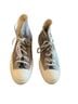 Converse Silver Multi Color Sneakers Size 8 - photo 1