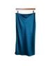 Trina Turk 100% Polyester Solid Teal Formal Skirt Size 0 - photo 2