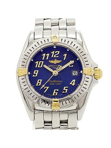 Breitling Breitling Caristino Bigolo B52345 Blue Dial Women's Watch (view 1)