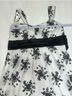 Trixxi 95% Polyester 5% Spandex 100% Polyester Floral White Black Cocktail Dress Size 2X - photo 12