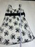 Trixxi 95% Polyester 5% Spandex 100% Polyester Floral White Black Cocktail Dress Size 2X - photo 8