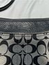 Coach 100% Canvas Solid Black Gray Shoulder Bag One size - photo 13