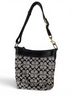 Coach 100% Canvas Solid Black Gray Shoulder Bag One size - photo 4