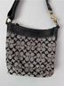 Coach 100% Canvas Solid Black Gray Shoulder Bag One size - photo 3