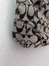 Coach 100% Canvas Solid Black Gray Shoulder Bag One size - photo 8