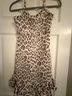 Style Rack 100% Polyester Leopard Print Brown Ivory Casual Dress Size S - photo 9
