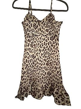Style Rack Neutral Leopard-Pattern Spaghetti Strap Dress Casual Dress (view 2)