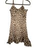 Style Rack 100% Polyester Leopard Print Brown Ivory Casual Dress Size S - photo 2
