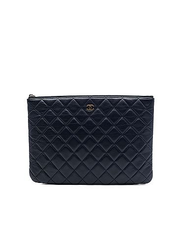 Chanel Medium Quilted Lambskin O Case Clutch (view 1)