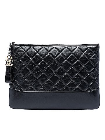 Chanel Medium Quilted Aged Calfskin Gabrielle O Case Clutch (view 1)