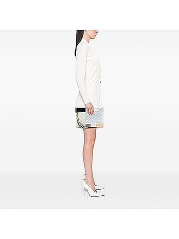 Chanel Quilted Lambskin Colorblock Patchwork O Case Clutch (view 2)