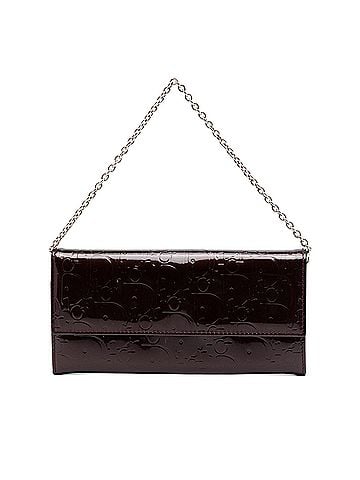 Dior Oblique Patent Wallet on Chain (view 1)