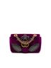 Gucci 100% Velvet Purple Small GG Marmont Matelasse Velvet Crystal Embellished Shoulder Bag One size - photo 1
